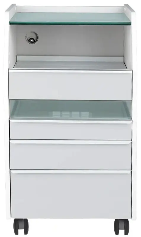 Tumba cosmetologica Activeshop 984 129113 (Gray/White)