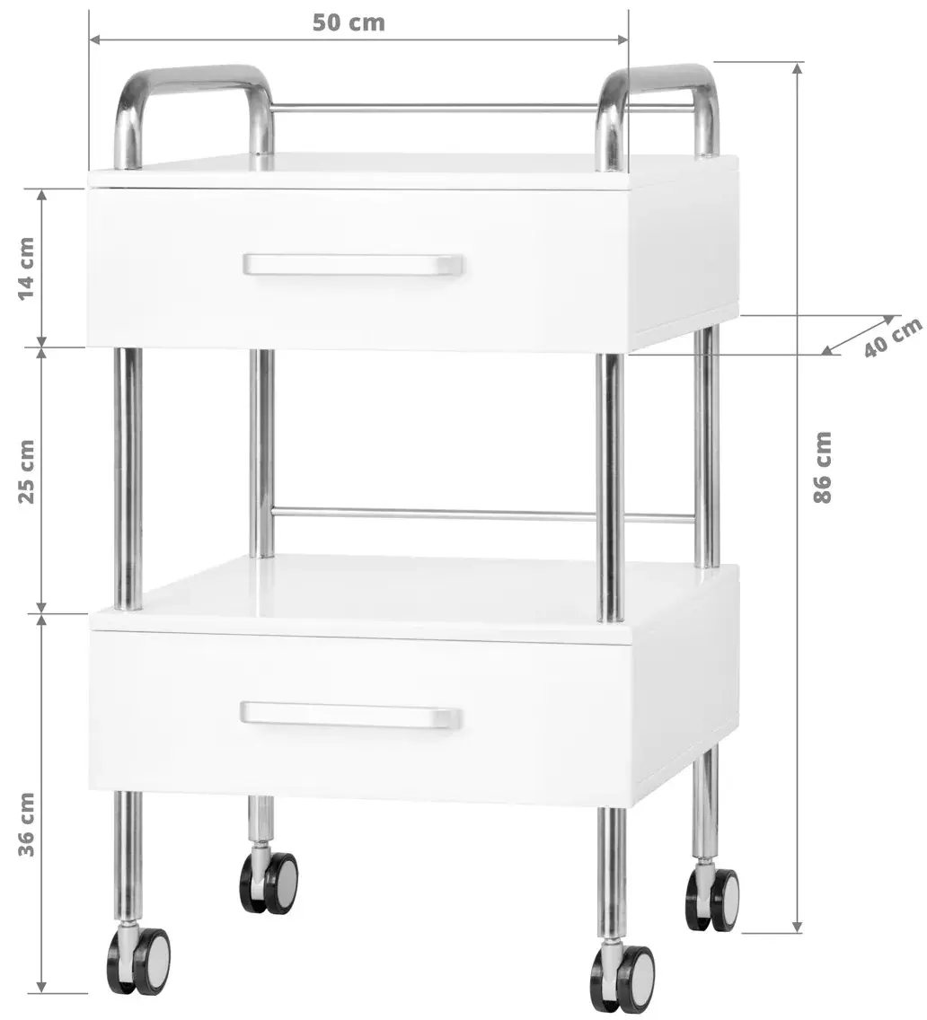 Tumba cosmetologica Activeshop 6051 138009 (White)
