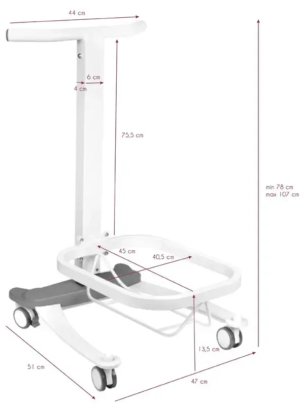 Baie pentru pedichiura Activeshop Comfort Lift 125922 (White) - 3