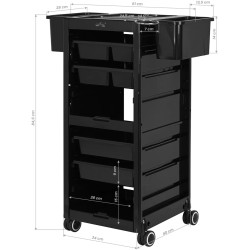 Carucior de coafor Gabbiano 68A 147022 (Black) Thumb