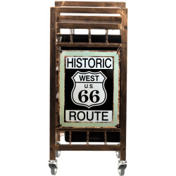 Carucior de coafor Gabbiano 8-139 123793 (Gold/Black) Thumb