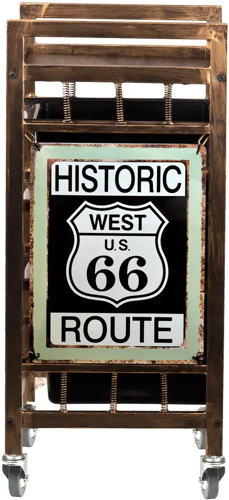 Carucior de coafor Gabbiano 8-139 123793 (Gold/Black)