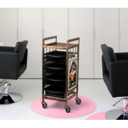 Carucior de coafor Gabbiano 8-139 123793 (Gold/Black)