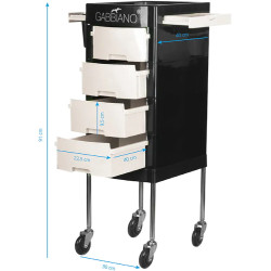 Тележка парикмахера Gabbiano FT65-1 125874 (Black/White) Thumb