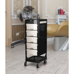 Carucior de coafor Gabbiano FT65 125871 (Black/White)