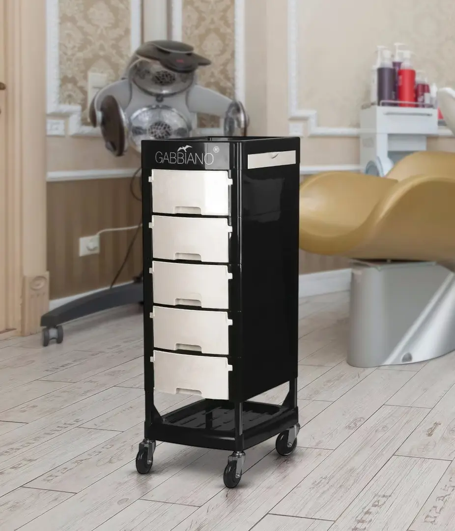 Carucior de coafor Gabbiano FT65 125871 (Black/White)