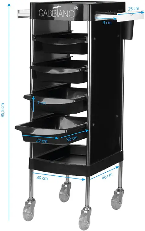 Тележка парикмахера Gabbiano FX11-F 125880 (Black)