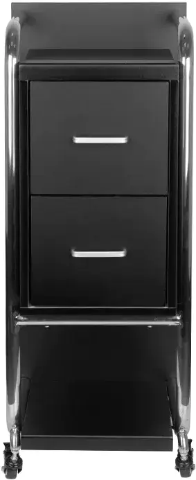 Carucior de coafor Gabbiano Solo 135395 (Black/Silver)