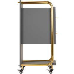 Тележка парикмахера Gabbiano Solo 135396 (Grey/Gold) Thumb