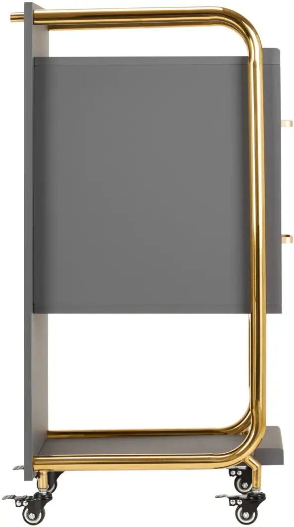 Тележка парикмахера Gabbiano Solo 135396 (Grey/Gold)