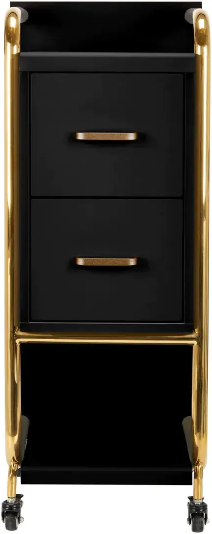 Тележка парикмахера Gabbiano Solo 141233 (Black/Gold)