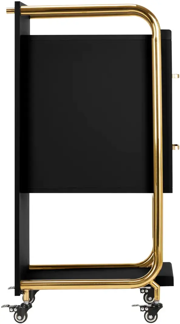 Тележка парикмахера Gabbiano Solo 141233 (Black/Gold)