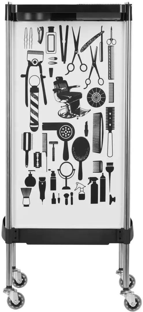 Carucior de coafor Gabbiano X11-9 142965 (White/Black)