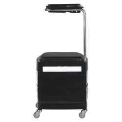 Тележка косметологическая с подножкой Gabbiano 16 Plus 125885 (Black/White) Thumb