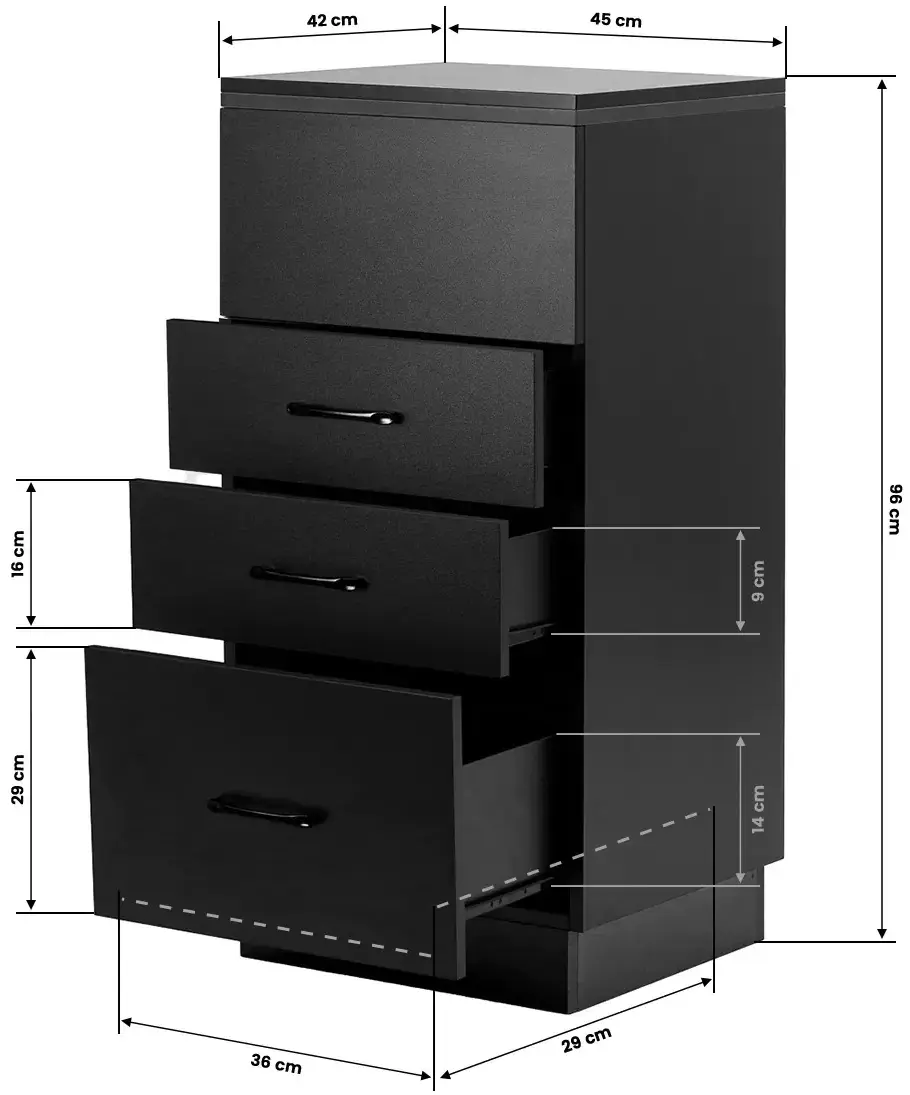 Tumba Gabbiano 2027B 154240 (Black) - 4