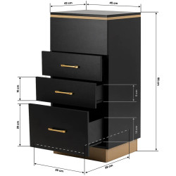 Tumba Gabbiano 2027BG 154241 (Black/Gold) Thumb