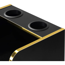 Tumba de coafor Gabbiano Trix 149712 (Black/Gold) Thumb