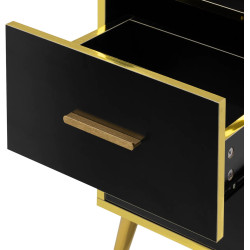 Tumba de coafor Gabbiano Trix 149712 (Black/Gold) Thumb