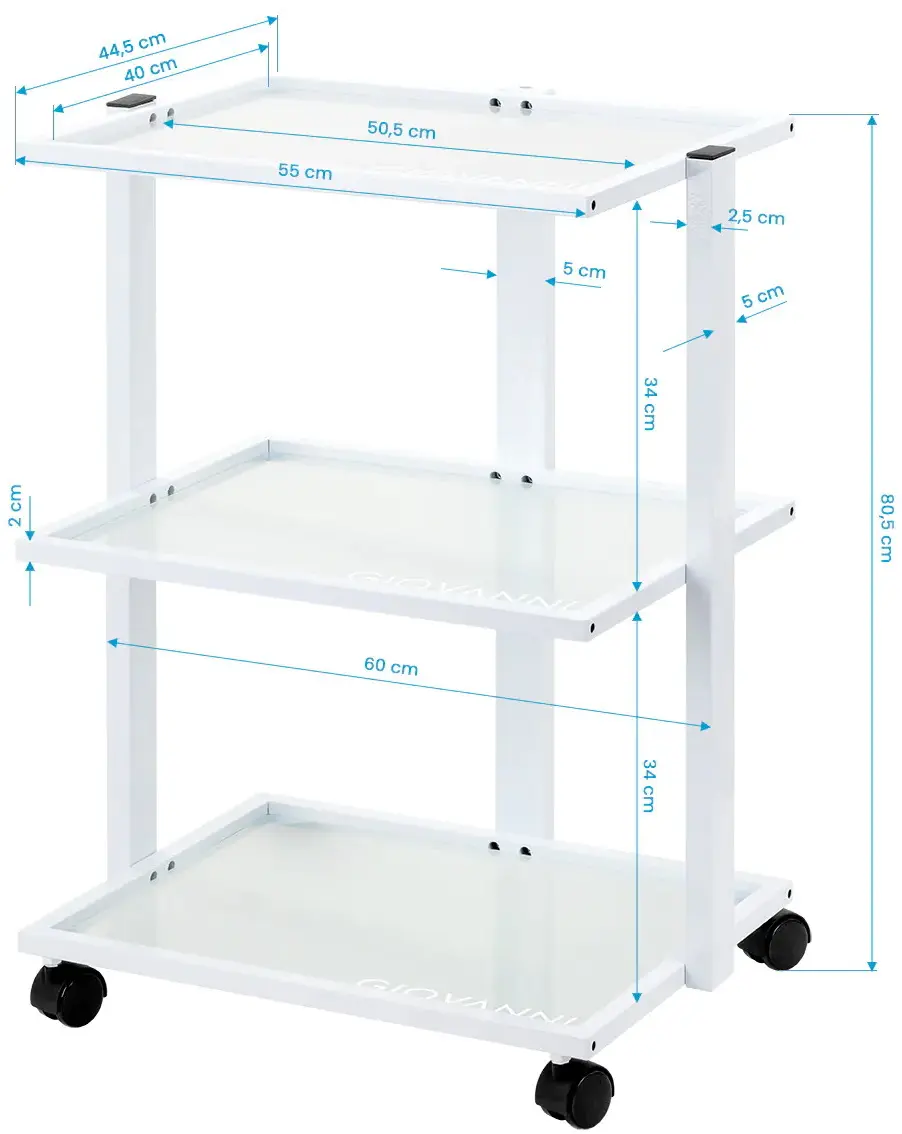 Carucior cosmetologic Giovanni E40 152033 (White)