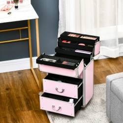 Valiza organizator pentru cosmetice Homcom 501-009V01PK (Pink) Thumb