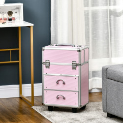 Valiza organizator pentru cosmetice Homcom 501-009V01PK (Pink) Thumb