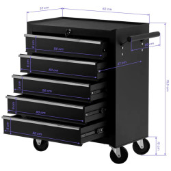 Тележка косметологическая Pro Ink 015 154324 (Black) Thumb