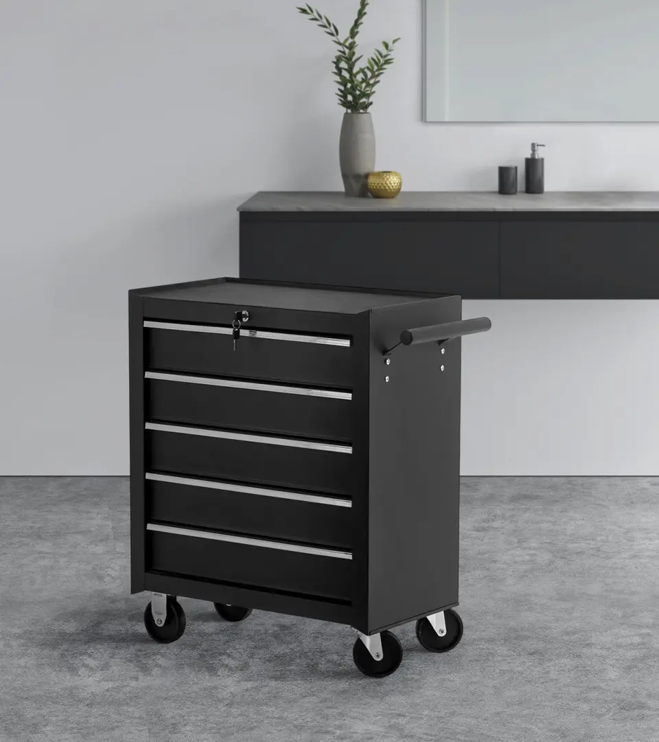 Тележка косметологическая Pro Ink 015 154324 (Black)