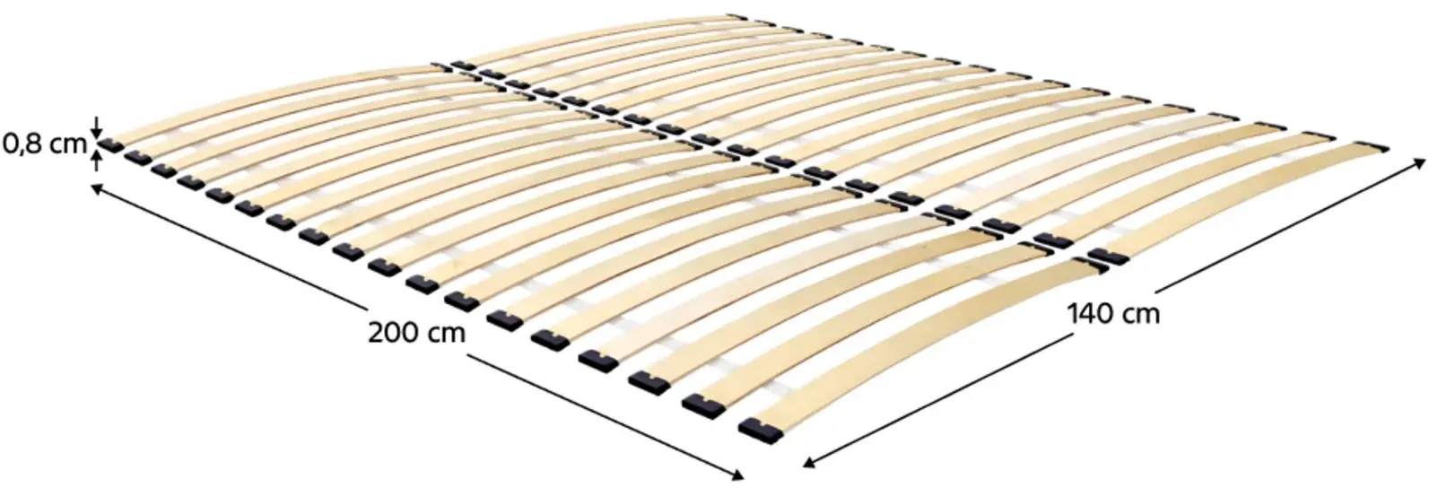 Baza de lamele Tempo Kondela Brezo 140x200 - 3
