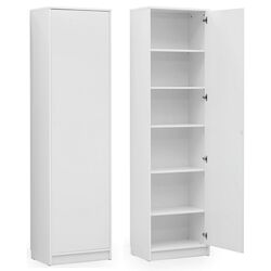 Комплект мебели New Elegance Basic BS-P-H-120 + BS-SZ-S + BS-SZ-P + BS-N Horizontal 120x200 (White Matte) Thumb