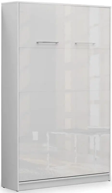 Комплект мебели New Elegance Basic BS-P-V-120-BP + BS-SZ-S-BP + BS-SZ-P-BP Vertical 120x200 (White Matte/White Gloss)