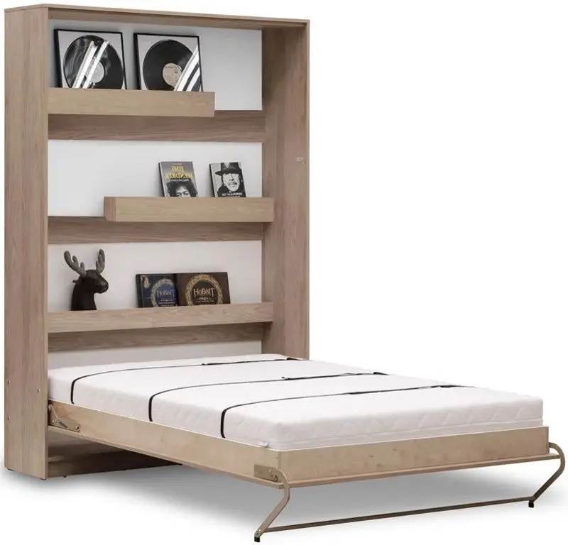 Set mobilier New Elegance Basic BS-P-V-120 + BS-SZ-S + BS-SZ-P Vertical 120x200 (Sonoma Oak Light)