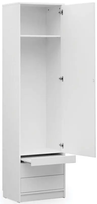 Set mobilier New Elegance Basic BS-P-V-140 + BS-SZ-S + BS-SZ-P Vertical 140x200 (White Matte)