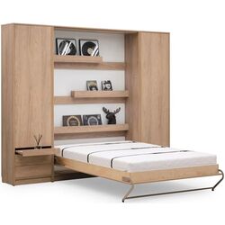 Комплект мебели New Elegance Basic BS-P-V-90 + BS-SZ-S + BS-SZ-P Vertical 90x200 (Sonoma Oak Light) Thumb