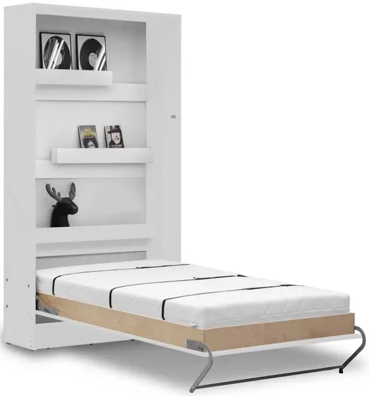 Set mobilier New Elegance Basic BS-P-V-90 + BS-SZ-S + BS-SZ-P Vertical 90x200 (White Matte)