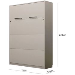 Set mobilier New Elegance Genius GS-P-V-120 + GS-SZ-S + GS-SZ-P Vertical 120x200 (Congo) Thumb