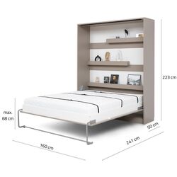 Комплект мебели New Elegance Genius GS-P-V-140 + GS-SZ-S + GS-SZ-P Vertical 140x200 (Congo) Thumb