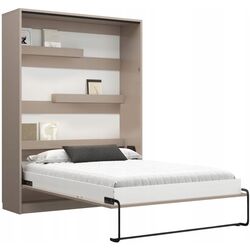 Set mobilier New Elegance Genius GS-P-V-B-140 + GS-SZ-S + GS-SZ-P Vertical cu masa 140x200 (Congo) Thumb