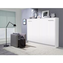 Кровать-трансформер откидная New Elegance Basic BS-P-H-120 Horizontal 120x200 (White Matte) Thumb