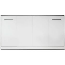 Кровать-трансформер откидная New Elegance Basic BS-P-H-90 Horizontal 90x200 (White Matte) Thumb