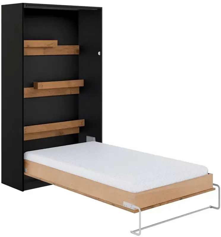 Pat-transformer rabatabil New Elegance Basic BS-P-V-120 Vertical 120x200 (Black/Oak Lancelot)