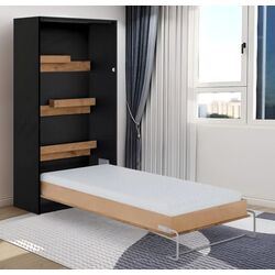 Pat-transformer rabatabil New Elegance Basic BS-P-V-140 Vertical 140x200 (Black/Oak Lancelot)