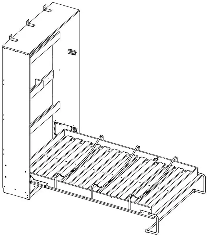 Pat-transformer rabatabil New Elegance Basic BS-P-V-140 Vertical 140x200 (Sonoma Oak Light)