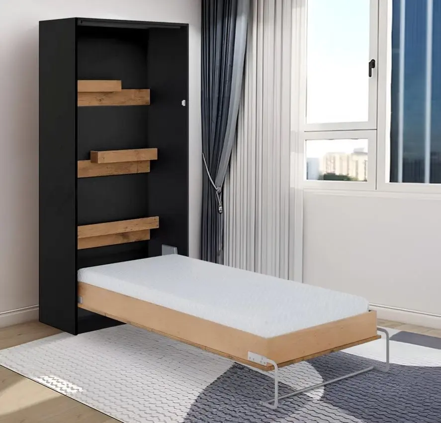 Pat-transformer rabatabil New Elegance Basic BS-P-V-90 Vertical 90x200 (Black/Oak Lancelot)