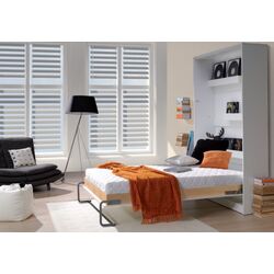 Кровать-трансформер откидная New Elegance Basic BS-P-V-90 Vertical 90x200 (White Matte)