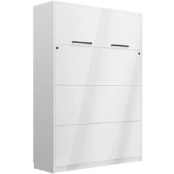 Кровать-трансформер откидная New Elegance Genius GS-P-V-120-BP Vertical 120x200 (White Matte/White Gloss) Thumb