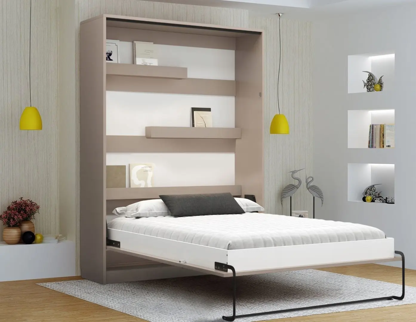 Кровать-трансформер откидная New Elegance Genius GS-P-V-140 Vertical 140x200 (Congo)