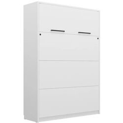 Кровать-трансформер откидная New Elegance Genius GS-P-V-140 Vertical 140x200 (White Matte) Thumb