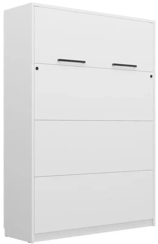 Кровать-трансформер откидная New Elegance Genius GS-P-V-140 Vertical 140x200 (White Matte)