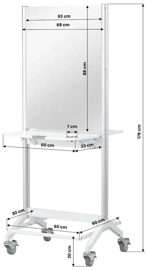 Консоль парикмахерская Gabbiano MI-03 148995 (White) - 3