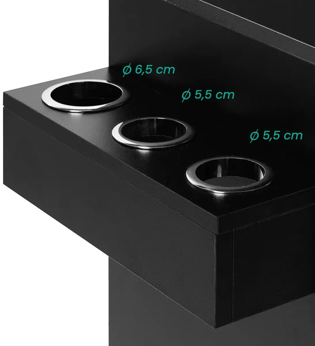 Consola de coafor Gabbiano Totem 154237 (Black) - 13
